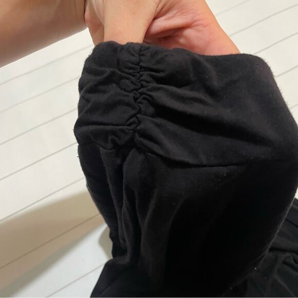 Liz Claiborne Black Jersey Knit Long Modest Midi Maxi Skirt Women’s Small Petite - Picture 7 of 8